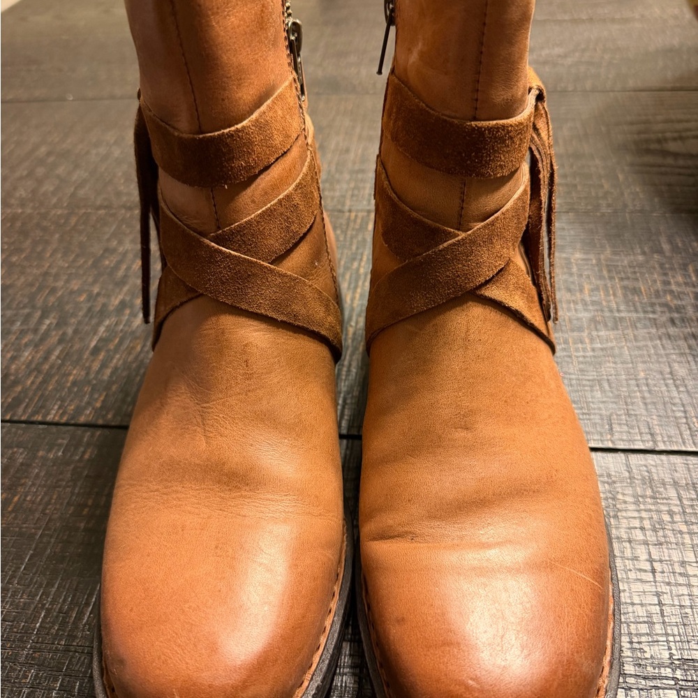 Born Brown Leather Chelsea Boots